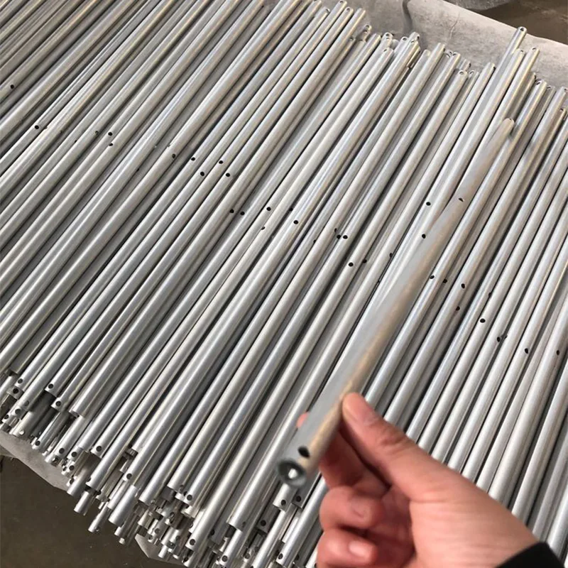 Tubo de aluminio anodizado